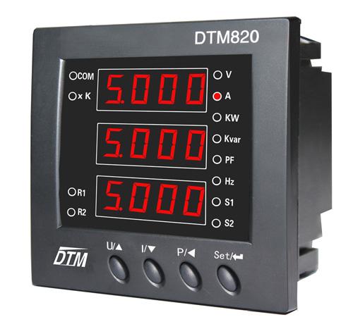 供应DTM820系列多功能三相电力参数测量仪
