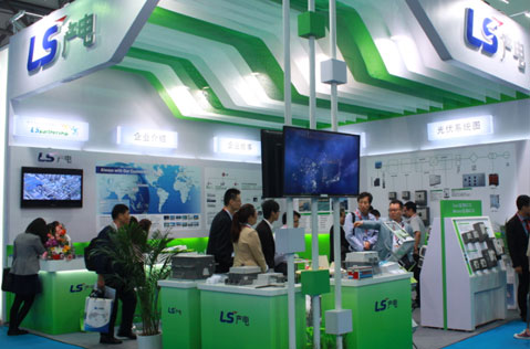 LS产电携光伏系统配电方案参展“SNEC-2014”