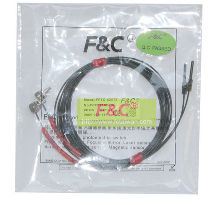 【嘉准光纤管】FFTW-410TZ M4对射式│直角型柔软线光纤