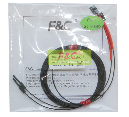 【嘉准光纤管】FFT-Z8 对射式│支架型光纤│有安装孔位