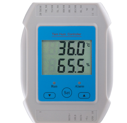 智能温湿度控制器，自动温湿度监控，触摸屏温湿度报警器
