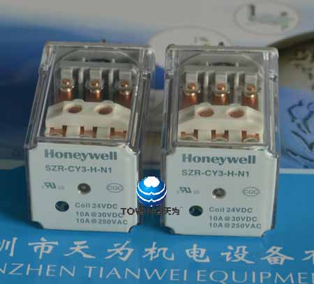 美国霍尼韦尔HONEYWELL中间继电器SZR-CY3-H-N1 DC24V