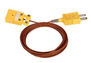 热电偶延长线带有浇注成型的连接器