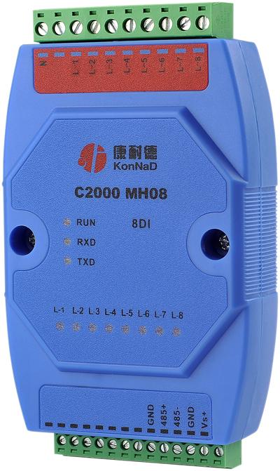 康耐德电源检测转485采集模块C2000 MH08