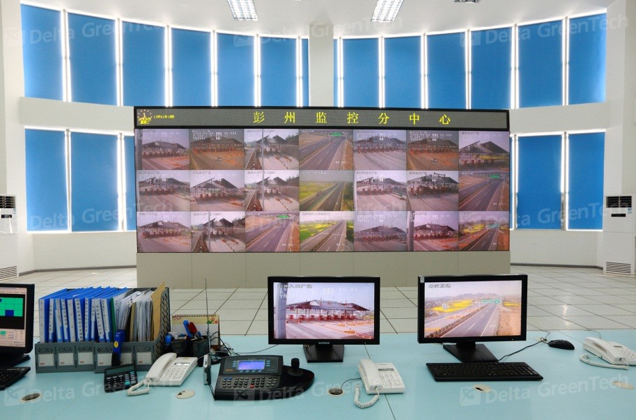 中达电通大屏幕显示系统服务成绵高速彭州监控分中心