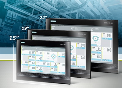 西门子推出15寸多点触摸屏工业平板显示器和面板式工控机