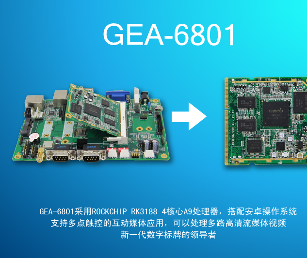 集智达推出GEA-6801 ARM计算平台
