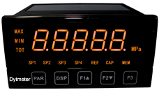 带Modbus通信协议六位直流电流表 约图-Dytmeter