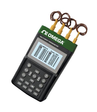 8通道便携式温度计／数据记录器带SD卡数据记录仪