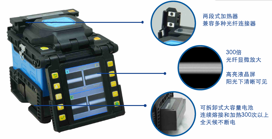 美国康未COMWAY C8光纤熔接机C10