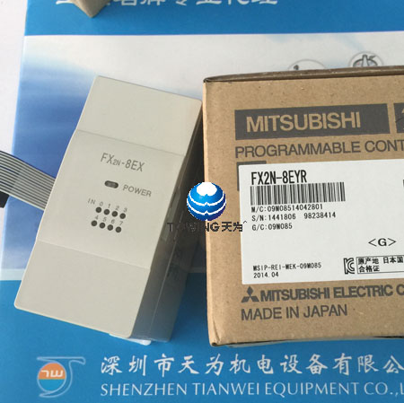 FX2N-8EX,FX2N-8EYR,FX2N-1PG-E日本MITSUBISHI三菱PLC擴展摸塊