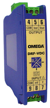 OMEGA  直流和交流电压输入信号调节器 DRF-VDC, DRF-VAC