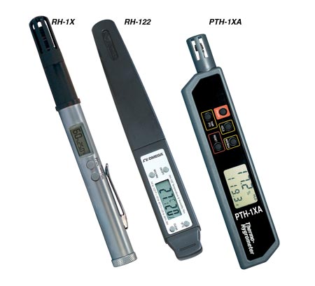OMEGA便携式检测器用于检测温度和相对湿度 