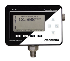 OMEGA配有LCD显示屏的压力数据记录器