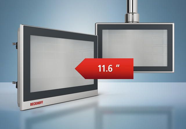 Beckhoff 11.6 英寸宽屏面板进一步完善了多点触控 HMI 系列