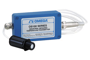 OMEGA小型工业级、非接触式 IR温度传感器/变送器 带内置LED显示屏选件