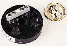 OMEGA小型温度变送器 超低轮廓设计