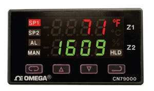 OMEGA采用模糊逻辑的1/32双温区 控制器