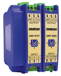 OMEGA电阻输入和DRF-PT电位计输入信号调节器