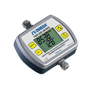 OMEGA通用型工业用空气速度/温度变送器/指示器