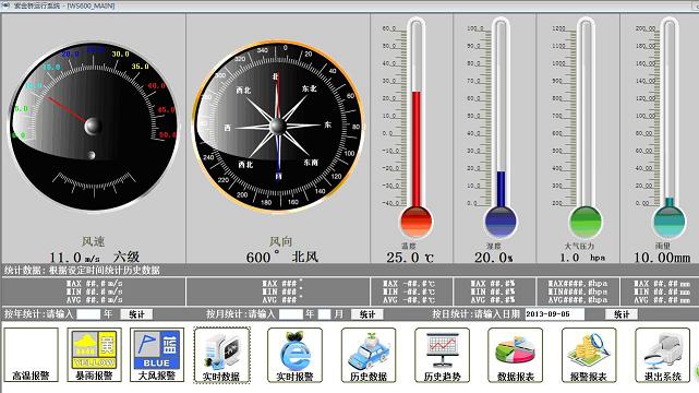 紫金桥监控组态软件建设气象监测系统