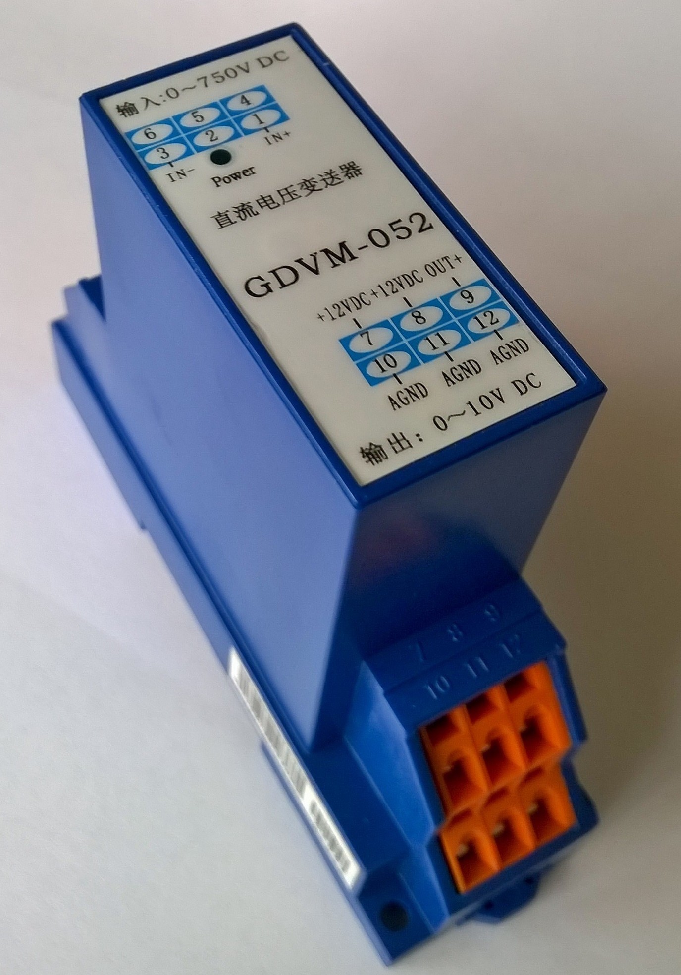 西安银达GDVM-052直流电压变送器