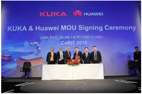 KUKA与华为宣布战略合作，以加速创造在智能制造领域的新机遇
