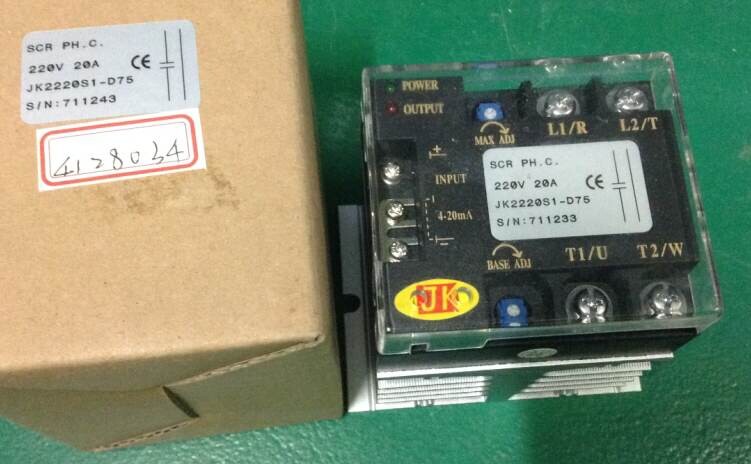 台湾JK积奇单相SCR电力调整器JK3820S1