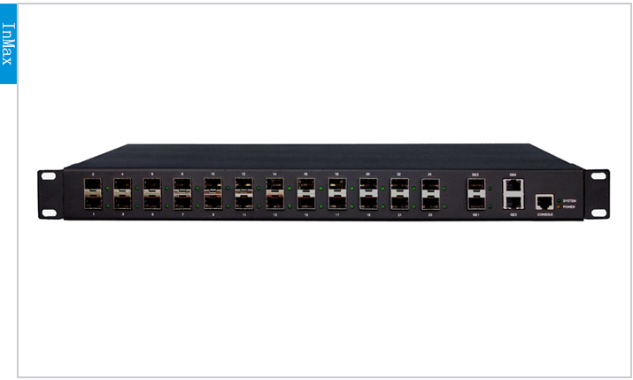 InMax S5326管理型24千兆SFP端口千兆光纤以太网交换机