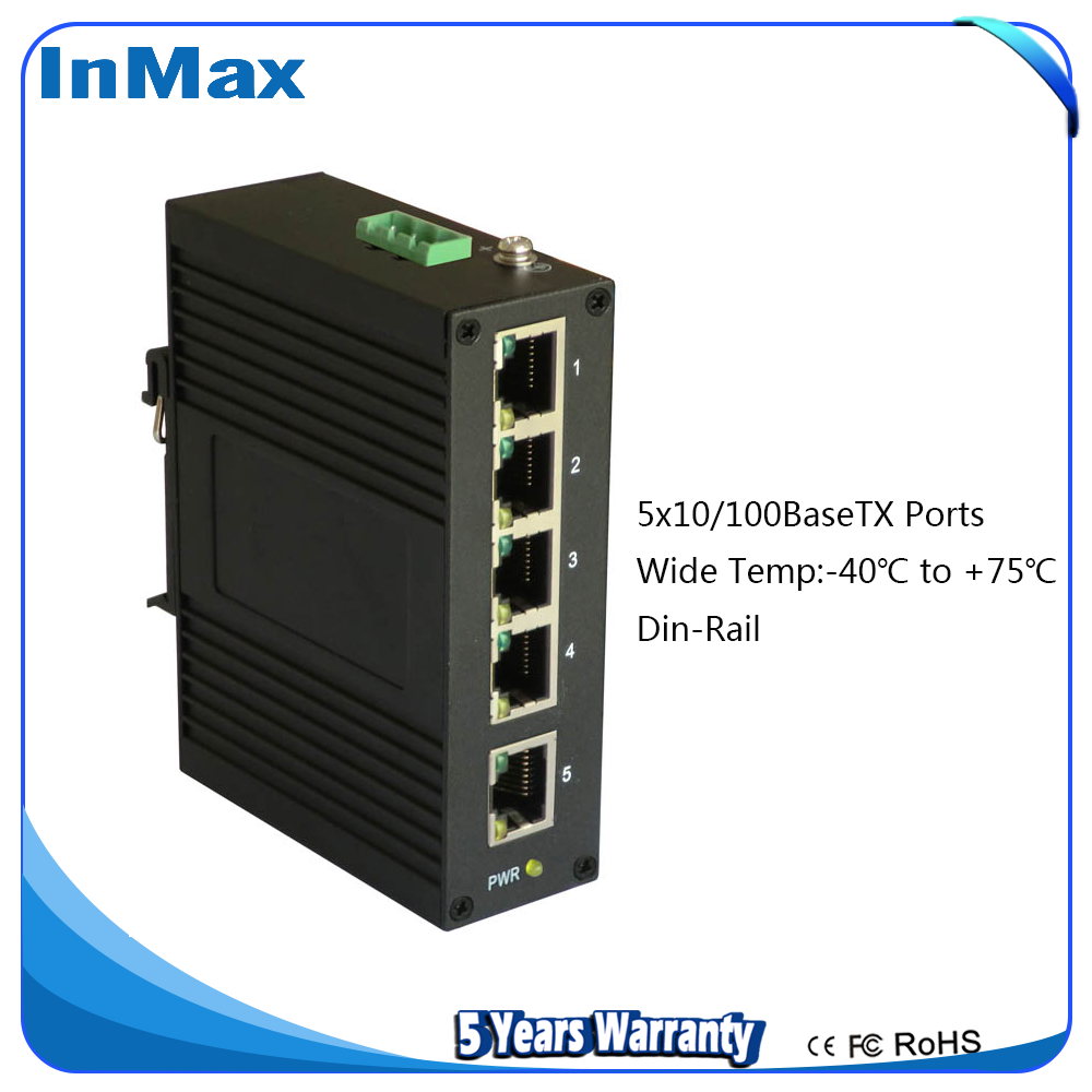 inmax金恒威i305B 5电口 非网管型工业以太网交换机