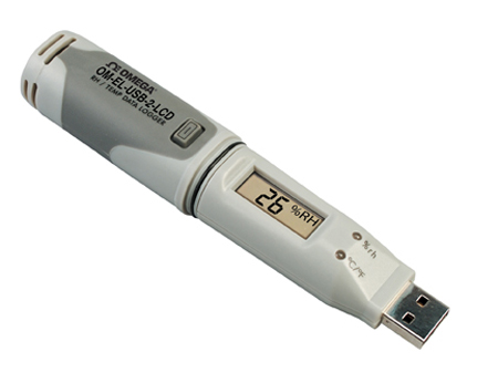 欧米茄OM-EL-USB-2-LCD温度、湿度和露点数据记录器