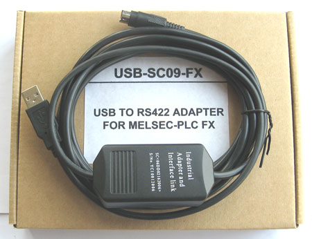三菱PLC编程电缆USB-SC09-FX