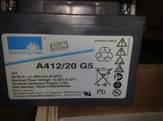 德国阳光蓄电池A412/20G5常见问题