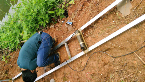 农田水利井下通超声波多普勒流量计应用在贵州