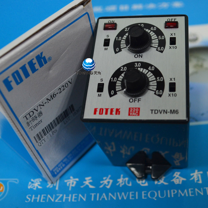 FOTEK台湾阳明TDVN-M6双凋型计时器