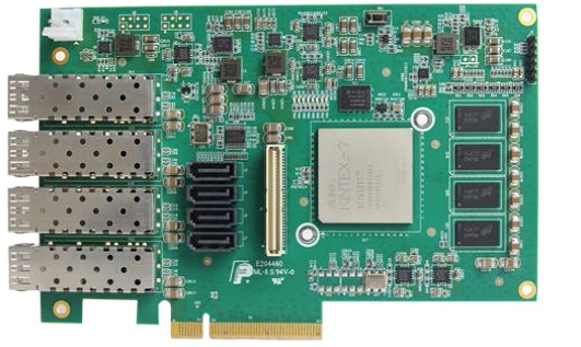 基于XC7K325T光纤传输的PCIE光纤卡、4路光纤卡