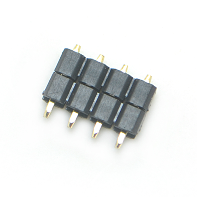 排针连接器2.54间距 单排 双塑 直插 排针 L=8.2mm