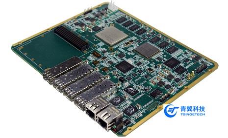 FPGA+c6678+FMC+4路光纤Rapid IO互联板卡