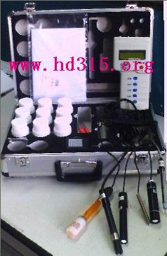 中西dyp水质分析仪（温度 盐度 溶氧度 ｐＨ 氨氮 硫化氢 ,亚硝酸是试剂盒)）库号M131809 