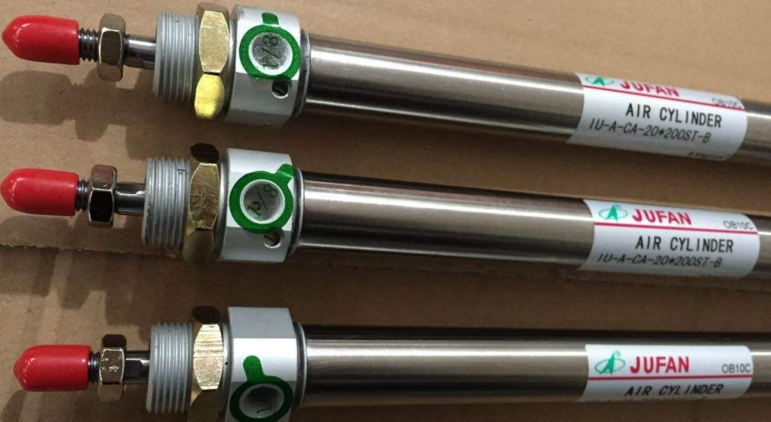 JUFAN薄型油壓缸MGHCA-140-FA-B-80*700ST-T*2-02
