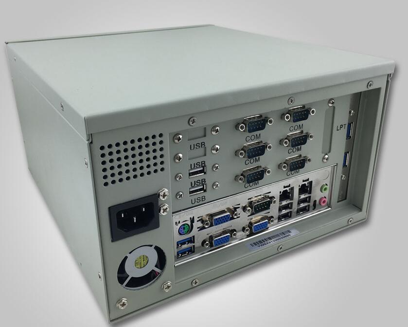 工业电脑工程计算机i3i5i7处理器工业控制计算机无风扇工控机多串口USB4网口