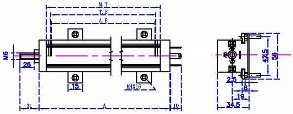 中西dyp 位移传感器（电子尺） 型号:SJ14-LTS-250-V1库号：M331835 