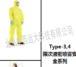 ZSY特价 中西六氟化硫防护服 型号QB65-SPACEL3000库号M19693