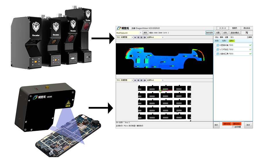【视觉龙】DragonVision集成式智能相机的3D平面度/高度差测量技术及应用分享