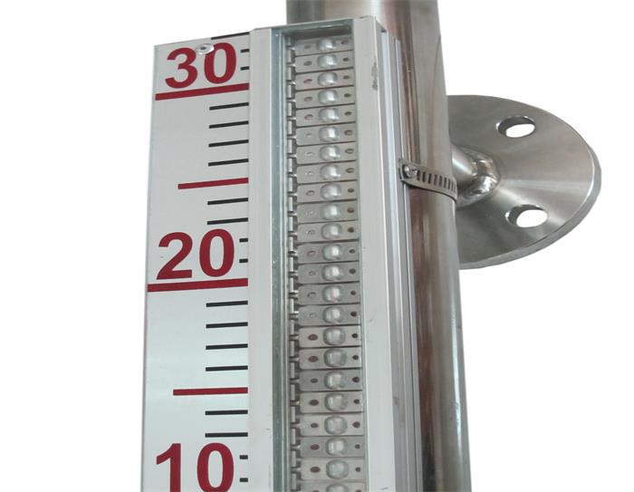磁翻板液位计磁翻片间距对测量的影响