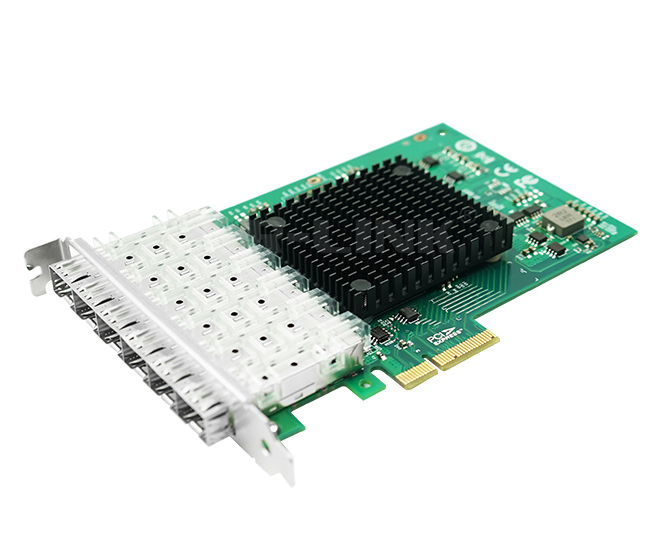 LR-LINK联瑞PCI-e x4千兆I350六口SFP光纤网卡