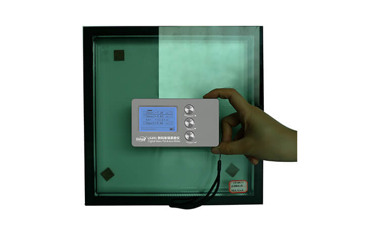 LS201玻璃测厚仪测量玻璃厚度
