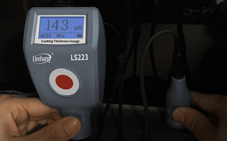 涂层测厚仪LS223测量防火涂层的厚度