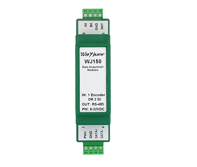 1路编码器脉冲计数器或2路DI高速计数器，Modbus RTU模块 WJ150