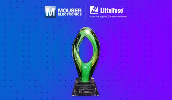 貿澤電子連續第五年榮獲Littelfuse年度全球分銷商獎